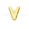 Fornecer Letra Brilho Dourado 10mm Letra Inglesa com Strass Adequada para Pulseira DIY Pulseira Acessórios de Pulseira Joias