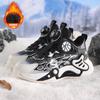 Zapatillas de Baloncesto para Niños Invierno Forradas de Felpa Engrosadas Dos Algodones Tenis para Niños Niñas Exteriores Antideslizantes Zapatillas de Correr para Niños Grandes