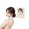 Aplique de Cabelo Feminino para Aumento de Volume no Topo da Cabeça, Cheio e Coroa Alta, Ferramenta de Reposição de Cabelo Invisível e Sem Costura, Almofada de Cabelo Realista