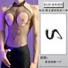 Lencería Sexy para Lóbulo, Body Ajustado Transparente Hueco de Talla Grande, Conjunto de Tentación de Deseo Puro, Body de una Pieza al por Mayor