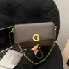 Bolso Cruzado de Cadena de Alta Gama, Elegante, Retro, Pequeño, Moderno, Versátil Bolso Cruzado Cuadrado, Bolso de Hombro Exquisito y Sencillo
