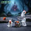 Figuras de fantasma Ceifeiro da Morte Halloween novas e criativas transfronteiriças, enfeites decorativos fofos DIY, acessórios para pendurar e miniaturas
