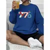 Moletom com Gola Redonda Estampado Padrão 776 Venda por Atacado Transfronteiriça Amazon Wish E-Commerce Fornecimento Amarelo