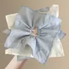 Pañuelo Cuadrado Estilo Perezoso para Atar el Cabello con un Toque de Lujo, Scrunchie Grande para Mujer, Cuerda para Cola de Caballo, Lazo de Tela para el Cabello, Accesorio para el Cabello Estilo Dulce