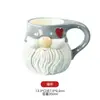 Venta al por mayor de Comercio Exterior Platos, Macetas, Tazas con Estampado de Papá Noel y Gnomo Cerámicos, Juegos de Vajilla Festiva, Exclusivamente para Ventas Transfronterizas, en Stock