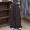 Traje de mujer a la moda 2026 otoño nuevo elegante chaqueta tipo cárdigan ajustada con camiseta de tirantes y pantalones de pierna ancha conjunto de tres piezas moderno