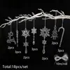 Cadenas de cuentas colgantes de acrílico de cristal transparente juego cortina de puerta creativa cortina colgante lámparas accesorios para árbol de Navidad venta al por mayor