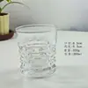 Copo de Uísque Gravado Retrô, Copo de Cristal Espesso de Alta Qualidade, Copo de Degustação de Cerveja e Destilados de Luxo Leve para Uso Doméstico