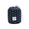 Bolsa de Cosméticos de Gran Capacidad para Viajes Coreana Set de Viaje Bolsa de Artículos de Tocador Cilíndrica Bolsa de Almacenamiento Impermeable para Exteriores Impermeable y Portátil