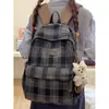 Mochilas Escolares al por Mayor para Estudiantes de Secundaria, Bloques de Color a Cuadros, Gran Capacidad, Estilo Único, Diseño No Repetitivo, Mochilas Nuevas para Niñas 2026