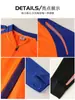 Atacado de roupas esportivas infantis de manga longa para atividades ao ar livre, incluindo tamanhos unissex e para adolescentes, roupas de treino respiráveis e camisas de time com impressão personalizada para jogos de futebol
