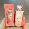 Copo Térmico Sanrio Genuíno Transfronteiriço, Copo de Água Infantil de Aparência Elegante, Copo com Canudo Especial para a Escola, Presente de Aniversário para Meninas