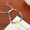 Pulseira de Miçangas Coloridas de Dopamina de Verão Personalidade Infantil Doce Exquisita Moda Criativa Desenho Animado Pulseira Versátil para Mulheres