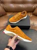 Zapatos casuales deportivos vintage de piel de vaca mate de alta gama, tacón KT de bloques de color simple, para uso diario de hombre, populares en el comercio exterior