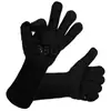 Guantes de Silicona Resistentes al Calor para Barbacoa para Hornos de 800 Grados, Hornos de Microondas y Ollas Calientes, Resistentes a Altas Temperaturas, a Prueba de Aceite y Anti-Quemaduras