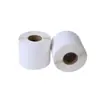 Etiqueta autoadesiva de papel sintético, papel sintético em branco, resistente ao desgaste, à prova de rasgos, escrevível, etiqueta à prova d'água, etiqueta de código de barras