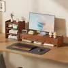 Soporte Elevador Base para Monitor de Computadora de Escritorio Soporte de Escritorio Estación de Trabajo de Escritorio de Oficina Estante de Almacenamiento con Cajón de Escritorio