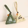Cartera de Monedas Vintage Cool Creativa Zongzi Mini Lona Artística Corea del Sur Linda Bolsa para Monedas Bolsa para Llaves Hombres