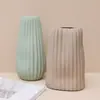 Estilo Nórdico Morandi Linhas Irregulares Textura de Borracha Esmalte Cerâmica Vaso Sala de Estar Sala de Jantar Armário de TV Decoração