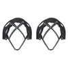 En stock, directo del fabricante, crampones de hielo de TPE, cubrezapatos antideslizantes para exteriores, herramienta antideslizante para escalada en nieve y montañismo, 8121824 púas