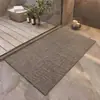 Alfombrilla de baño de alta gama en estilo wabi-sabi japonés, absorbente de agua y antideslizante, resistente a la suciedad y duradera, alfombrilla de suelo de tierra de diatomeas