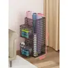 Cesta de Armazenamento para Tapete de Yoga Casa Multifuncional Equipamento de Fitness Prateleira de Artigos Esportivos Suporte para Raquete de Badminton Prateleira