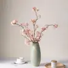 Galhos de Flor de Pera Artificial, Flores, Flores de Macieira Ornamental, Decoração de Casa, Vaso, Flores Secas, Materiais para Arranjo de Flores, Enfeites, Flores Artificiais