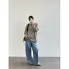 ¡Un indispensable para todos! Camiseta de manga larga con cuello redondo, estilo coreano, cómoda, 100% algodón, estilo "old money", borde deshilachado, para mujer, corte holgado, otoño 2026