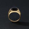 Anillo de plata esterlina para hombre malaquita simple clásico anillo de personalidad europeo y americano dominante lujo anillo retro para hombre al por mayor