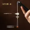 Chaveiro de Pedra de Cristal Natural Runya, Pingente de Celular Anti-Perda, Cordão Chaveiro Desmagnetizador de Cascalho Atacado