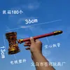 Cabeza de Sun Wukong galvanizada tubo blanco vara roja vara de acero inoxidable barra de aro dorado telescópica juguete barra de aro dorado Ruyi hueca venta al por mayor