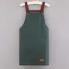 Delantal Popular Transfronterizo a Prueba de Aceite e Impermeable para Cocina Casera y Trabajo en Catering, Resistente a Manchas, Monos con Cubierta de Correa Estampada de Alta Apariencia