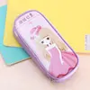 Bolsa para lápices de Princesa Le Cai Tian Tian Función Bolsa para papelería múltiple Bolsa para lápices de PU Bolsa para lápices de estudiante En stock Auto-producido