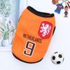 Coletes para animais de estimação de grande, médio e pequeno porte, coletes para Golden Retriever, camisetas da Copa do Mundo, roupas de basquete, acessórios para gatos, cães de grande porte.