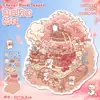 Adesivos de Paisagismo para Casa de Sobremesas de Chocolate Yilan 10.0 Cabine Estéreo 3D Manual de DIY Adesivos de Empilhamento em Miniatura