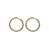 [Productos de cobre] Pendientes con diseño de anillo de Corea del Sur, sencillos y de moda, con un toque de nicho, delicados.