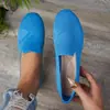 Zapatos Casuales de Moda para Mujer, Modelo Nuevo, Punta Redonda, Talla Grande, para Madres, Boca Baja, Suela Suave, Zapatos Planos sin Cordones