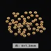 Cuentas martilladas de acero inoxidable, cuentas sueltas, cuentas de tubo de bambú, cuentas espaciadoras, colgantes, clips O, accesorios para pulseras DIY, componentes para joyería al por mayor