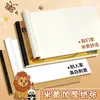 Cuaderno de bocetos en blanco tamaño A4 de piel extra gruesa para estudiantes de primaria, libro de arte arrancable y resistente a la tinta para niños