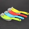 Cepillo de limpieza multiusos, artículos de limpieza para cocina, cepillo para lavar platos y fregar ollas con mango largo en forma de gancho para colgar, bola de lana de acero, directo del fabricante