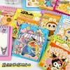 Pegatinas Creativas de Dibujos Animados Set de Cuaderno Portátil Diario de Estudiante Pegatinas Decorativas Notas Adhesivas Cuaderno