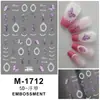 Adesivos de Manicure Homem Leão Ano Novo 2024 Adesivos 5D Embossados Tendência Nacional Leão Festivo Ruyi Cabeça de Leão Adesivos Tridimensionais para Unhas
