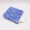 Luvas para lavar carro feitas de pelúcia fina de coral, espessas e duráveis para o inverno, pano de limpeza especializado para secar o carro, uso na limpeza doméstica, formato de pata de urso, cor cinza
