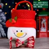 Decoração de Natal Sacola de Presente de Véspera de Natal Sacola de Doces de Natal Sacola de Presente Velhinho Fofo Sacola de Maçã Sacola Tote Infantil