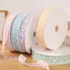 Cinta de Copo de Nieve con Borde Ondulado de 5 cm, Cinta de Gasa de Copo de Nieve, Accesorios para el Cabello, Moño, Accesorios para la Ropa, Decoración de Cajas de Regalo, Cinta Hueca