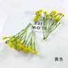Flor de Gestações String de Flor de Cola Macia de 3 Garfos Imitação Acessórios para Caixa de Presente Grampo de Cabelo Flor na Cabeça Série Mori Bolsa de Material para Segurar Flor