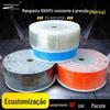 Tubo de ar de PU de 6 cm, tubo de ar de compressor de ar de 8 cm, tubo de fonte de ar de PU resistente a altas e baixas temperaturas, mangueira de PU à prova de explosão e resistente à pressão
