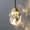 Accesorios de ferretería para iluminación al por mayor Cristal de diamante K9 latón araña rombo de hielo iluminación cristal