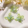 Clipes de Cabelo Trançados Feitos à Mão com Cluster de Flores Coloridas de Borla Estilo Floresta Doce, Acessórios de Cabelo, Brincos Acessórios para Atacado