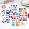 ZABC Pegatinas Cuadradas Suaves Divertidas Serie de Hojas Pegatinas Estilo Estético Lindo